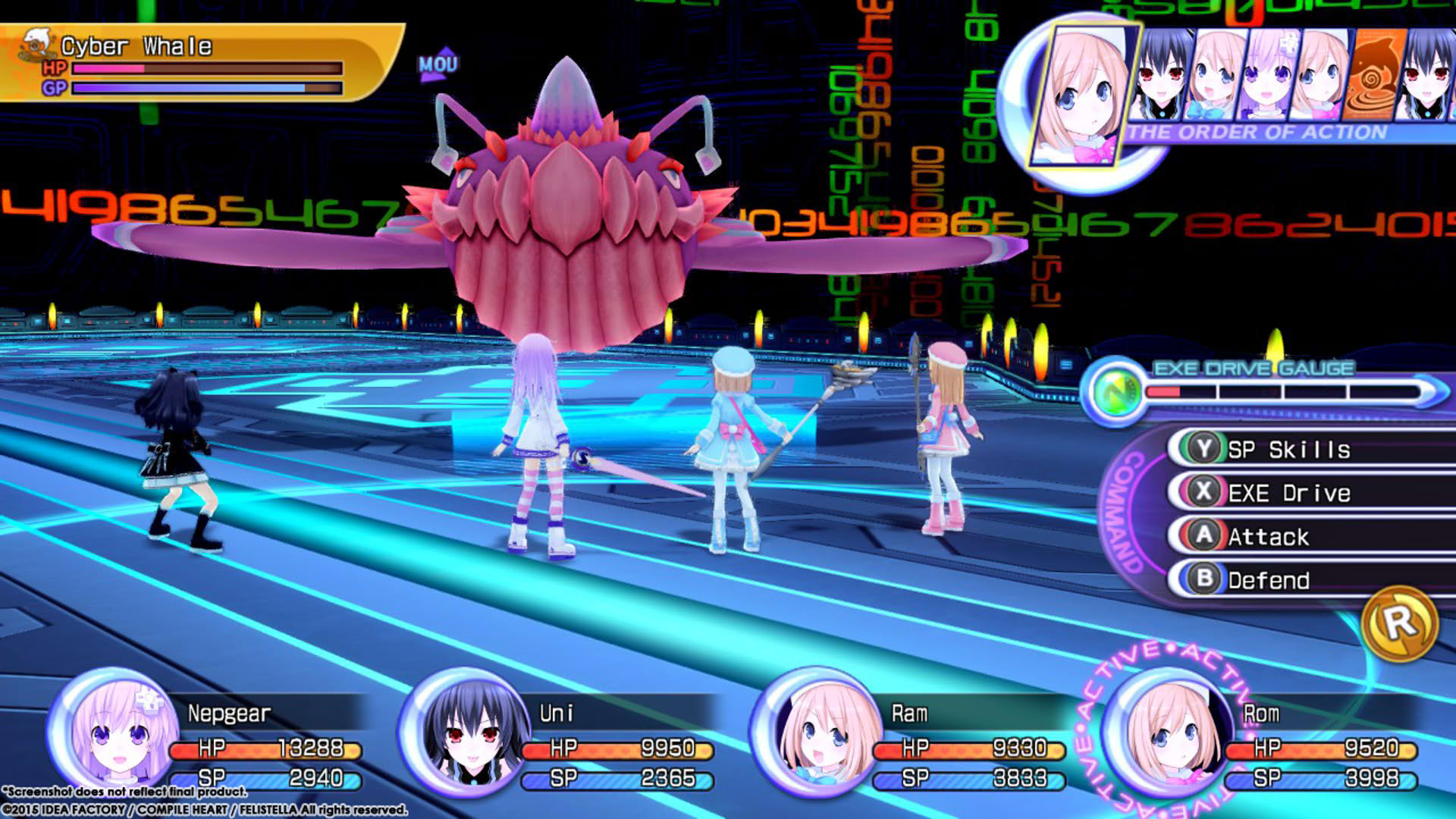 Screenshot for Hyperdimension Neptunia Re;Birth2: Sisters Generation