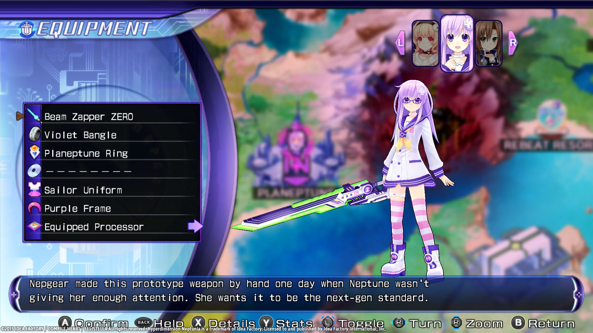 Screenshot for Hyperdimension Neptunia Re;Birth2: Sisters Generation