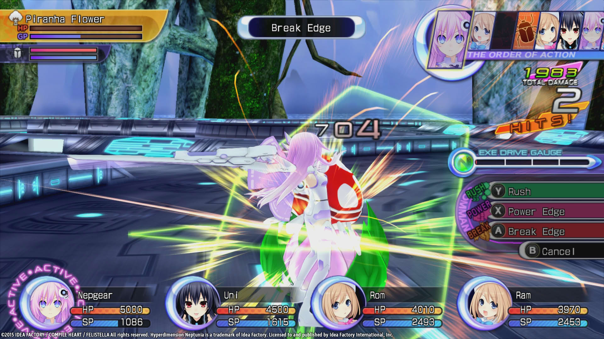 Screenshot for Hyperdimension Neptunia Re;Birth2: Sisters Generation