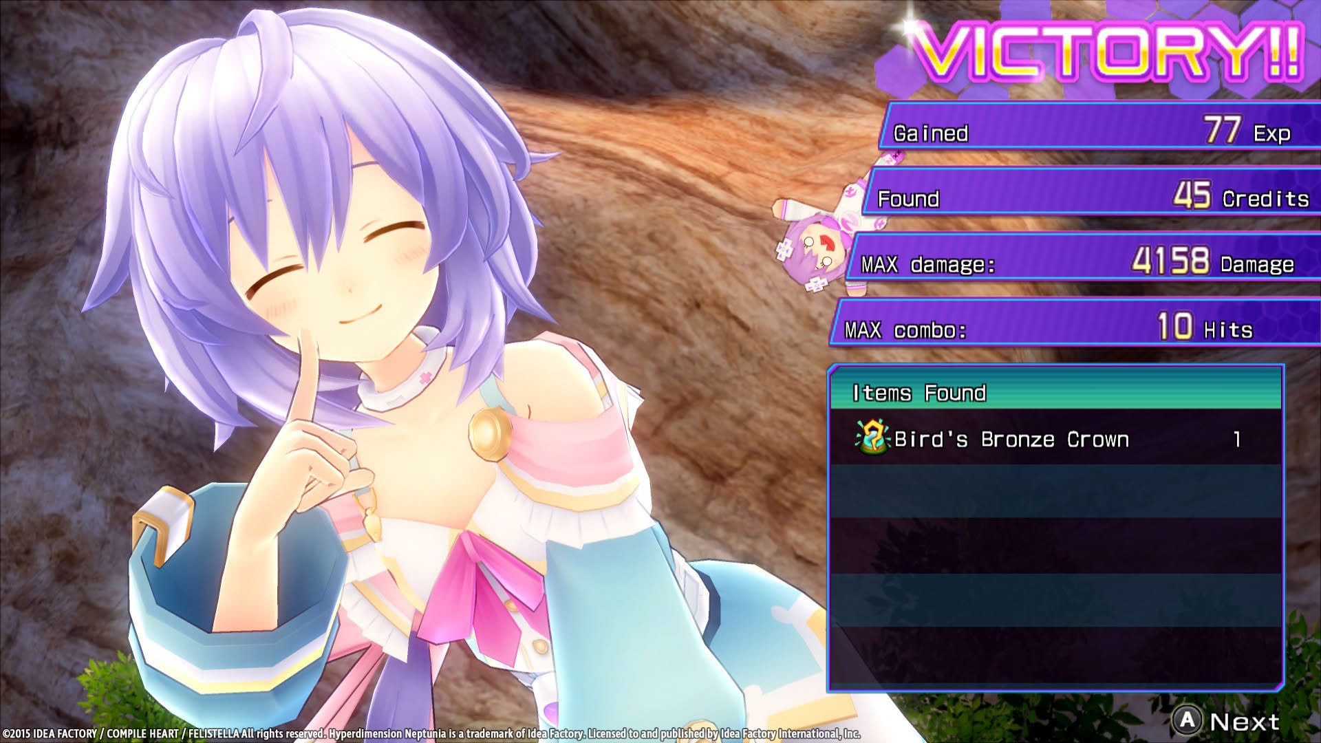 Screenshot for Hyperdimension Neptunia Re;Birth3: V Generation