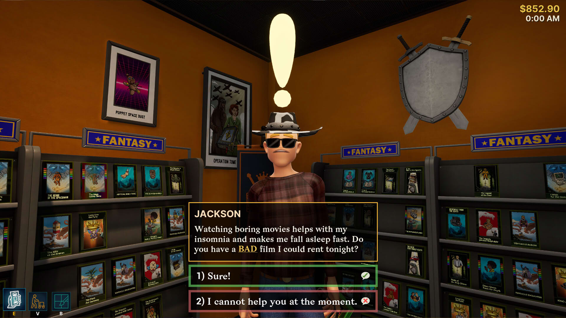 Screenshot for Retro Rewind: Video Store Simulator