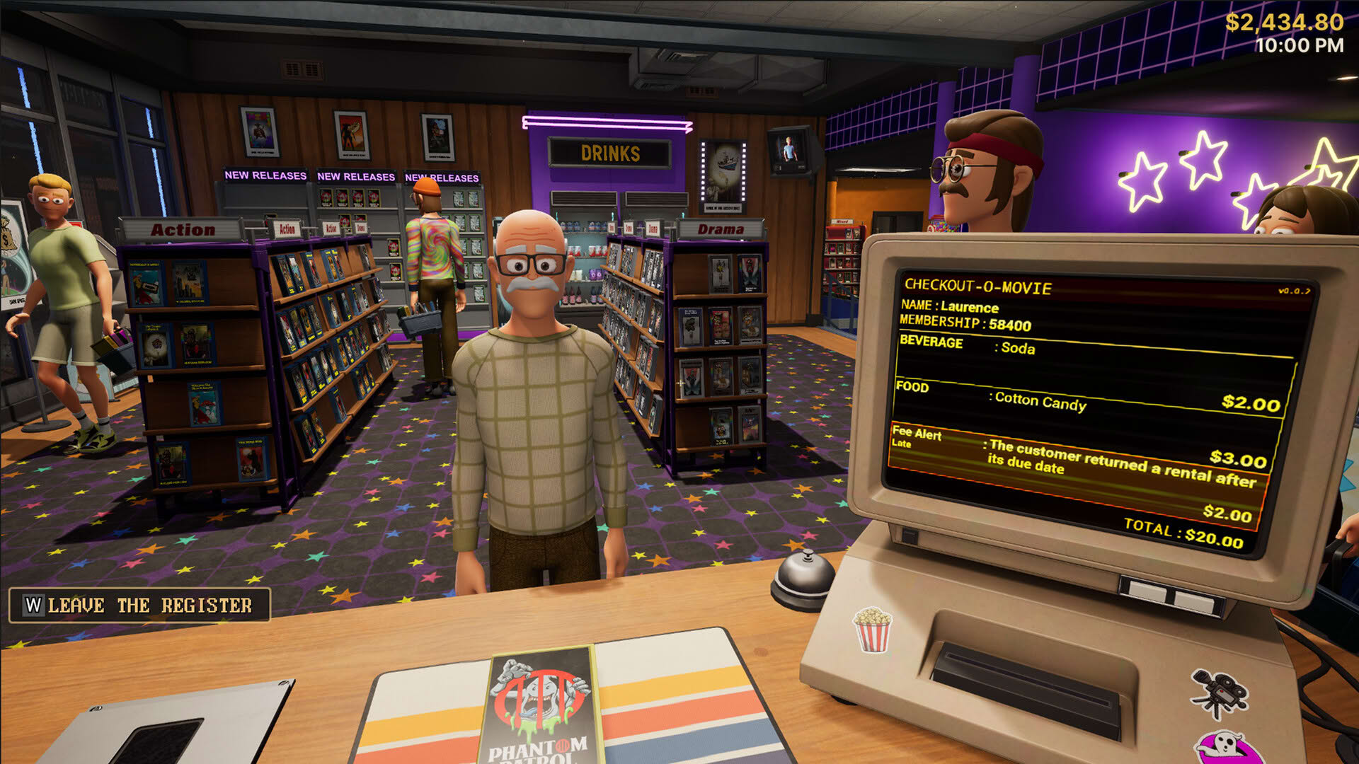 Screenshot for Retro Rewind: Video Store Simulator