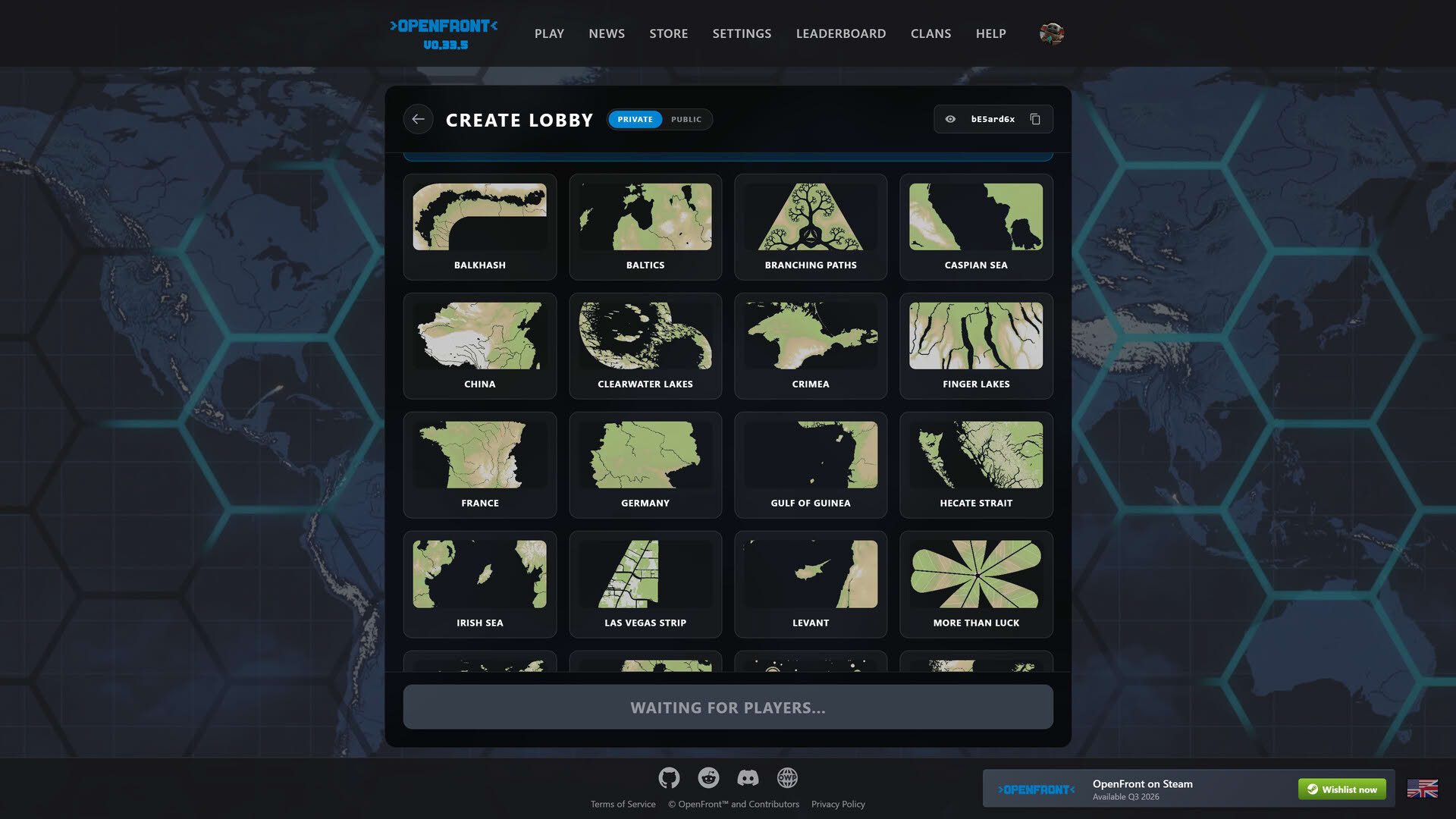 Screenshot for OpenFront
