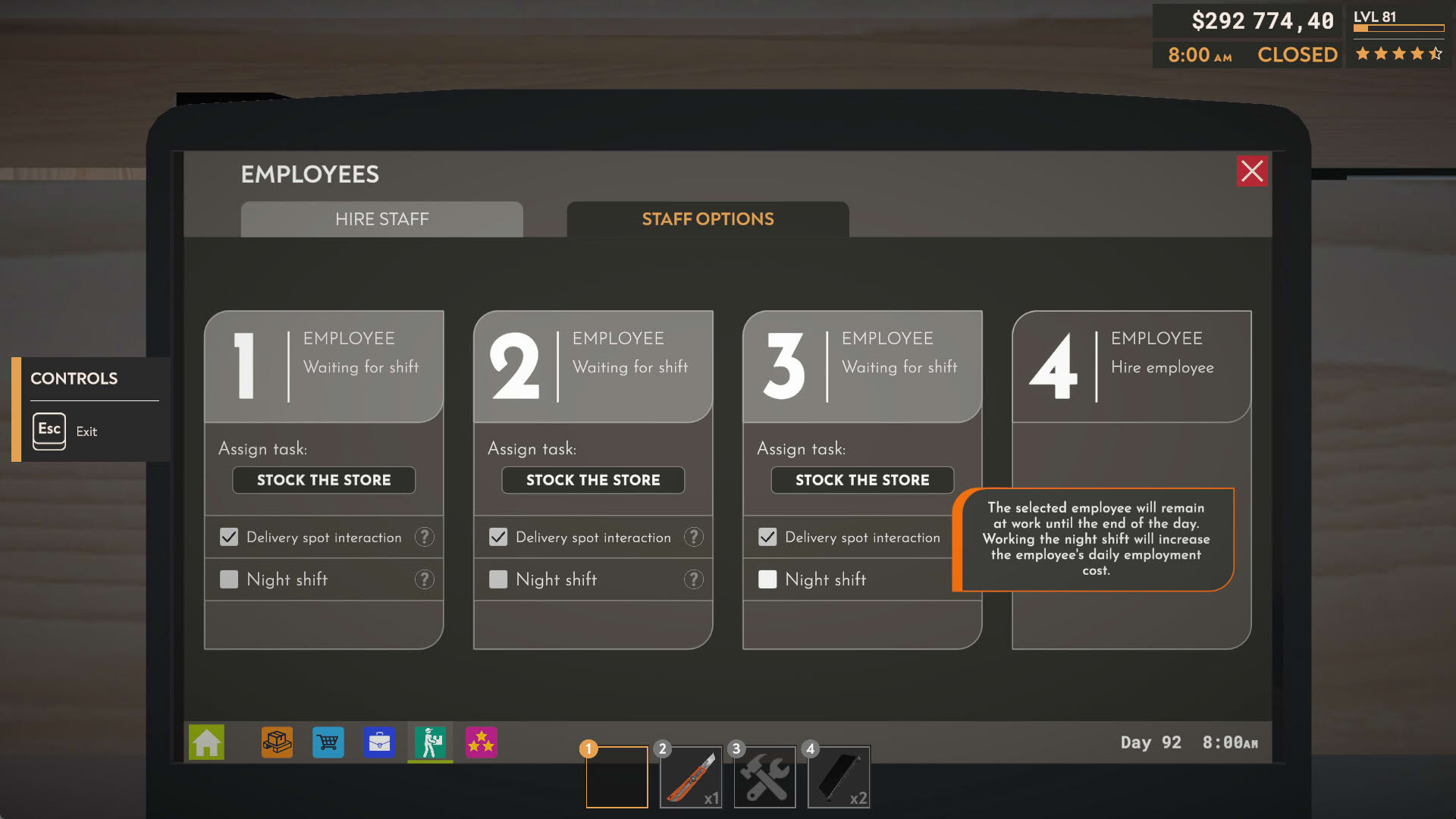 Screenshot for Returns Outlet Simulator