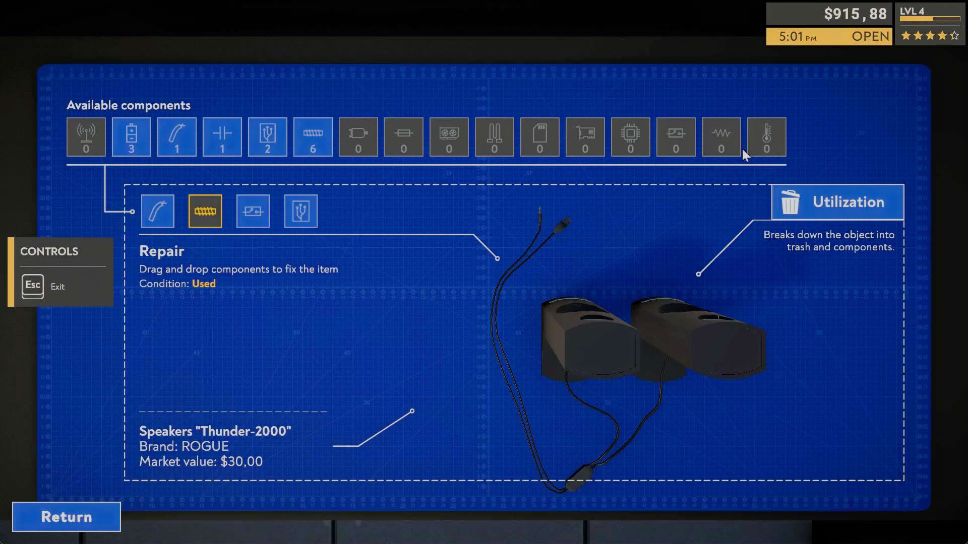 Screenshot for Returns Outlet Simulator