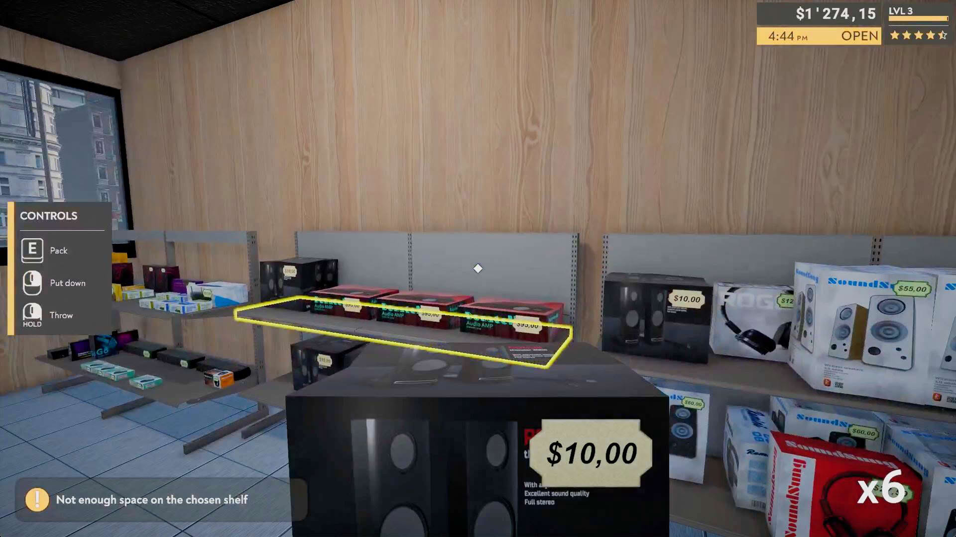 Screenshot for Returns Outlet Simulator