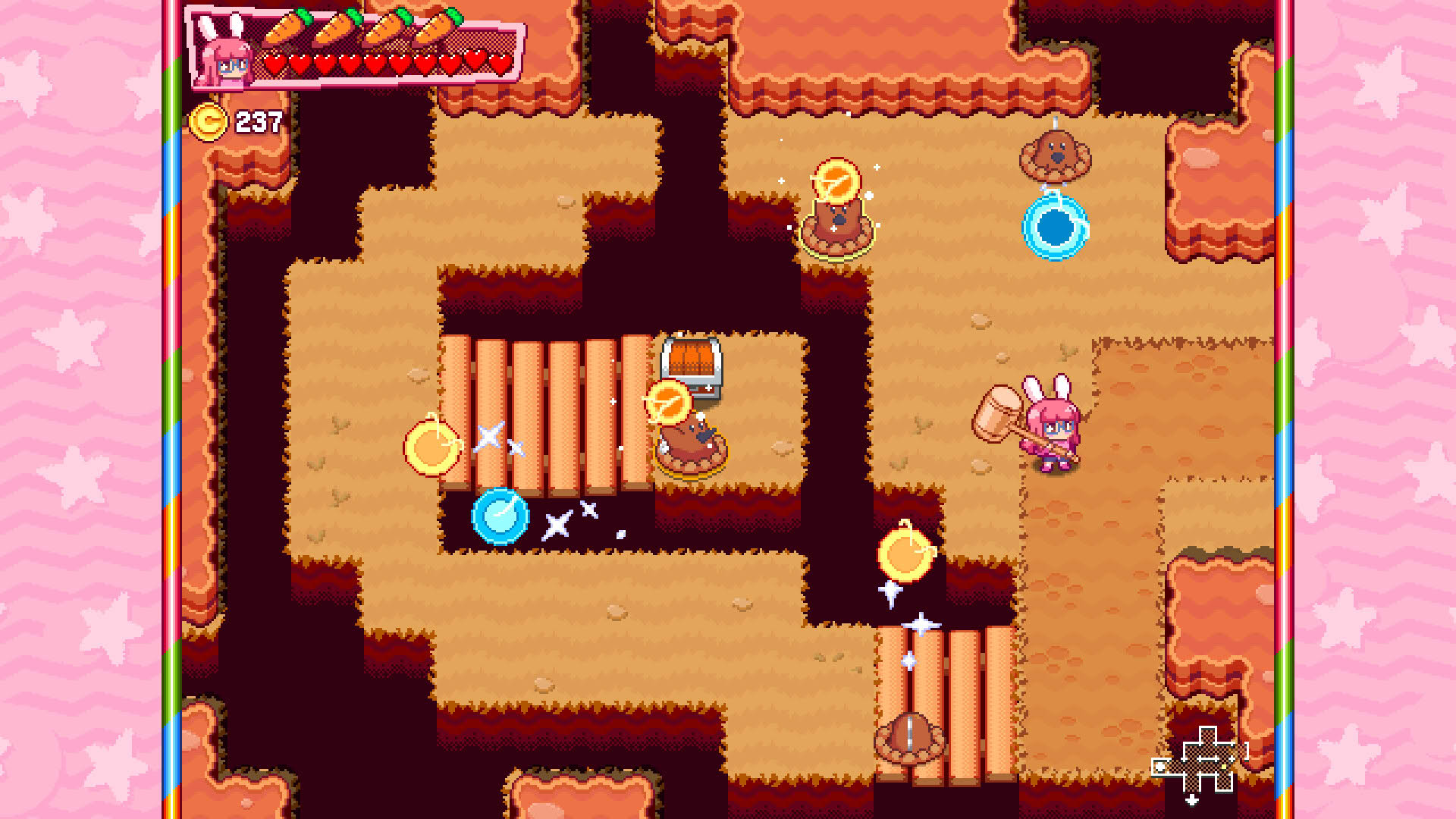 Screenshot for Hyper Bun Buster: Rocket Hammer Action