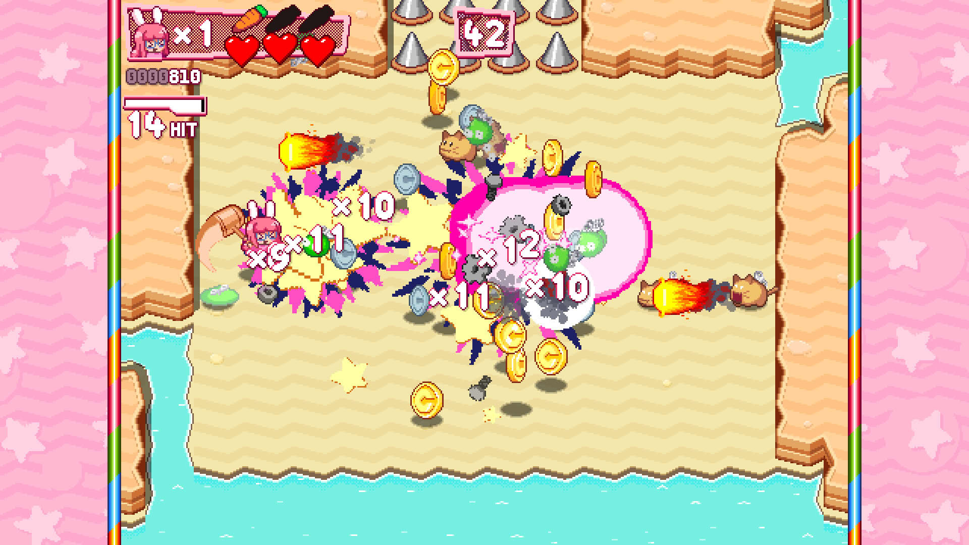 Screenshot for Hyper Bun Buster: Rocket Hammer Action