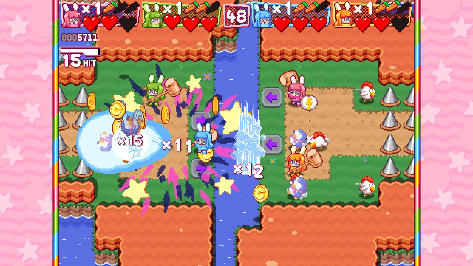 Screenshot for Hyper Bun Buster: Rocket Hammer Action