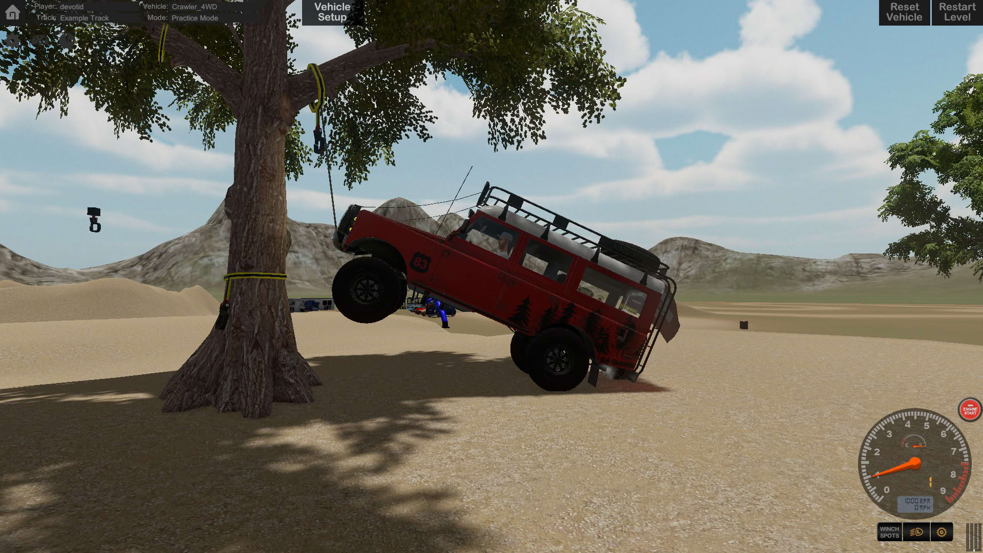 Screenshot for D Series Off Road Driving Simulation