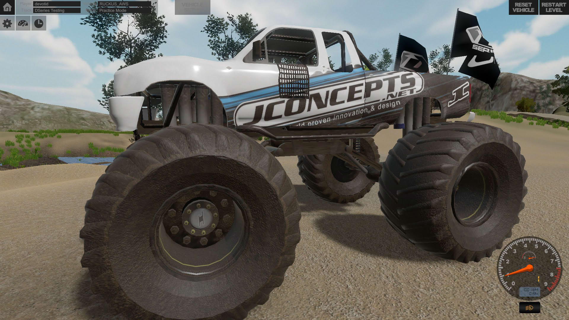 Screenshot for D Series Off Road Driving Simulation