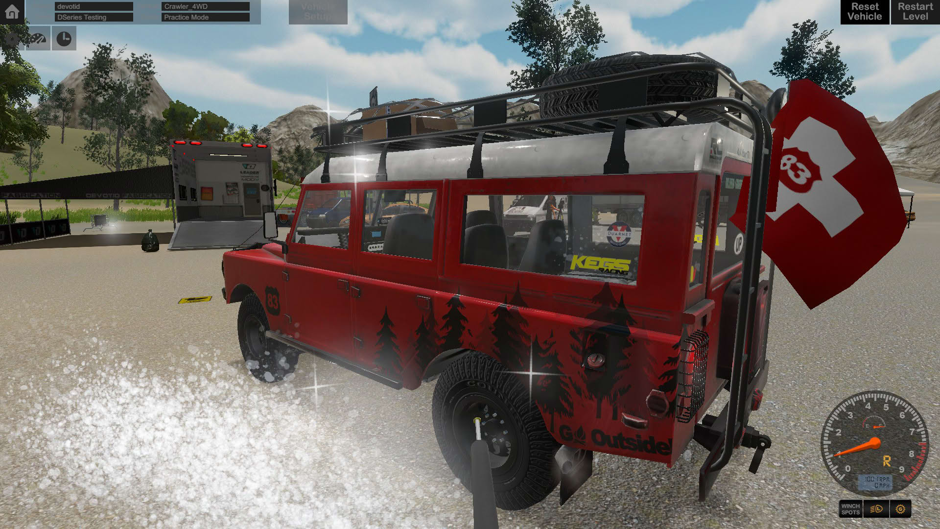 Screenshot for D Series Off Road Driving Simulation