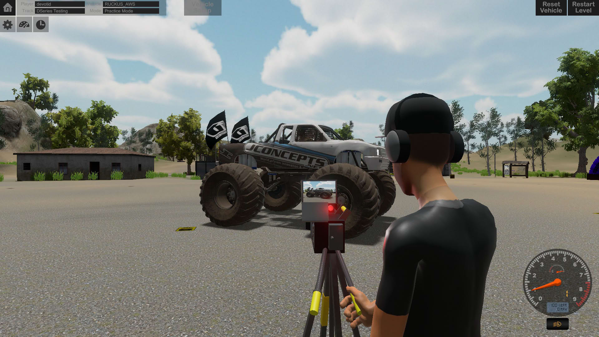 Screenshot for D Series Off Road Driving Simulation
