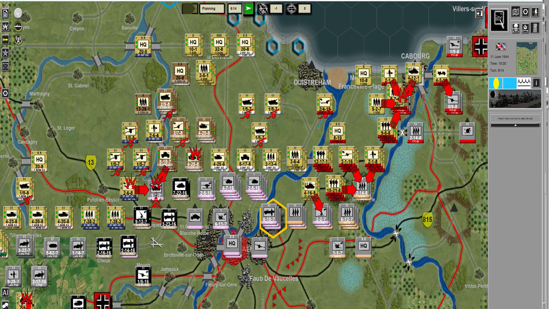 Screenshot for WEGO World War II: Overlord