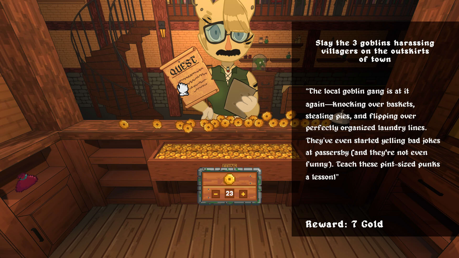 Screenshot for Ye Guild Clerk!