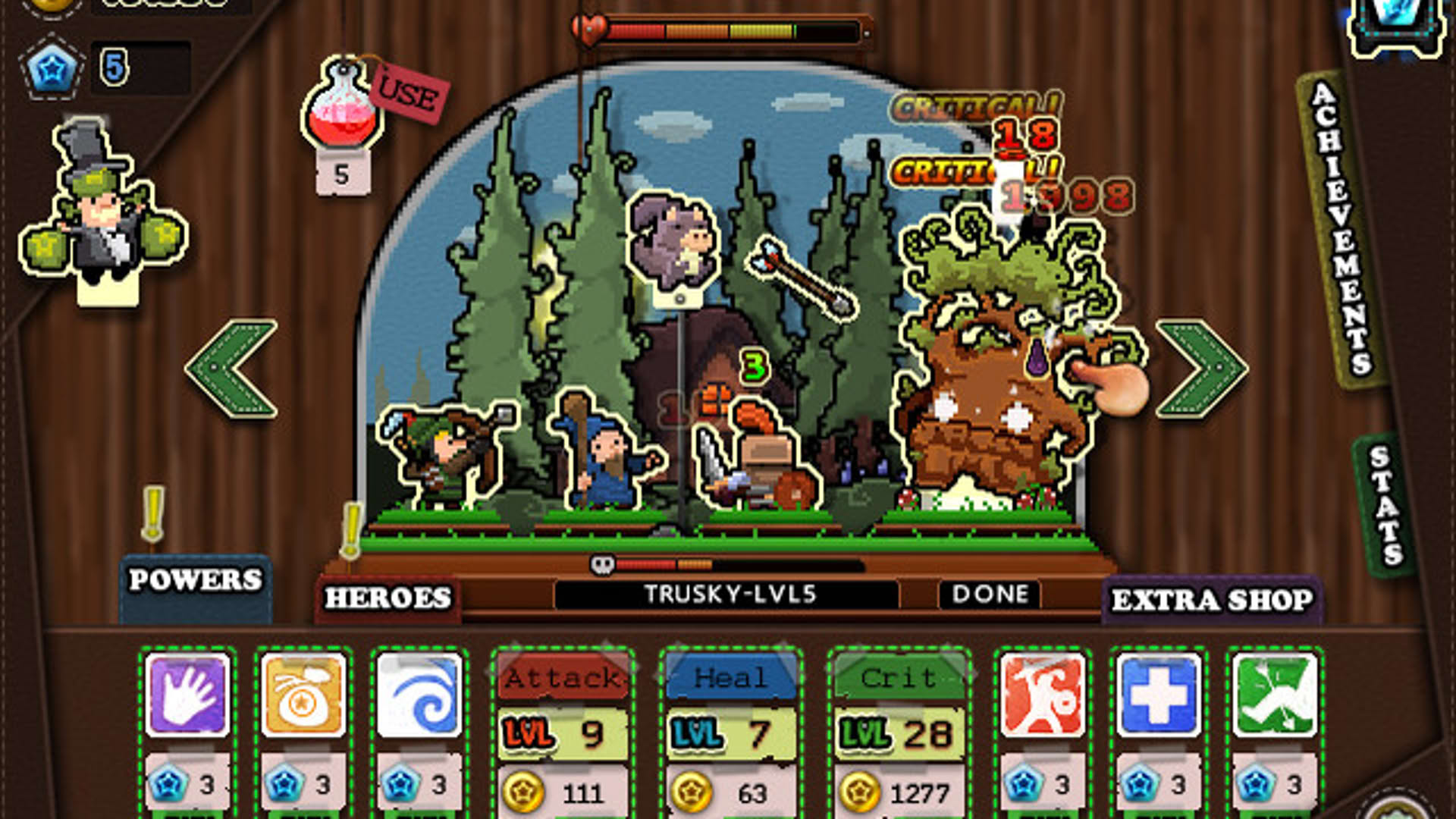 Screenshot for Tap Heroes