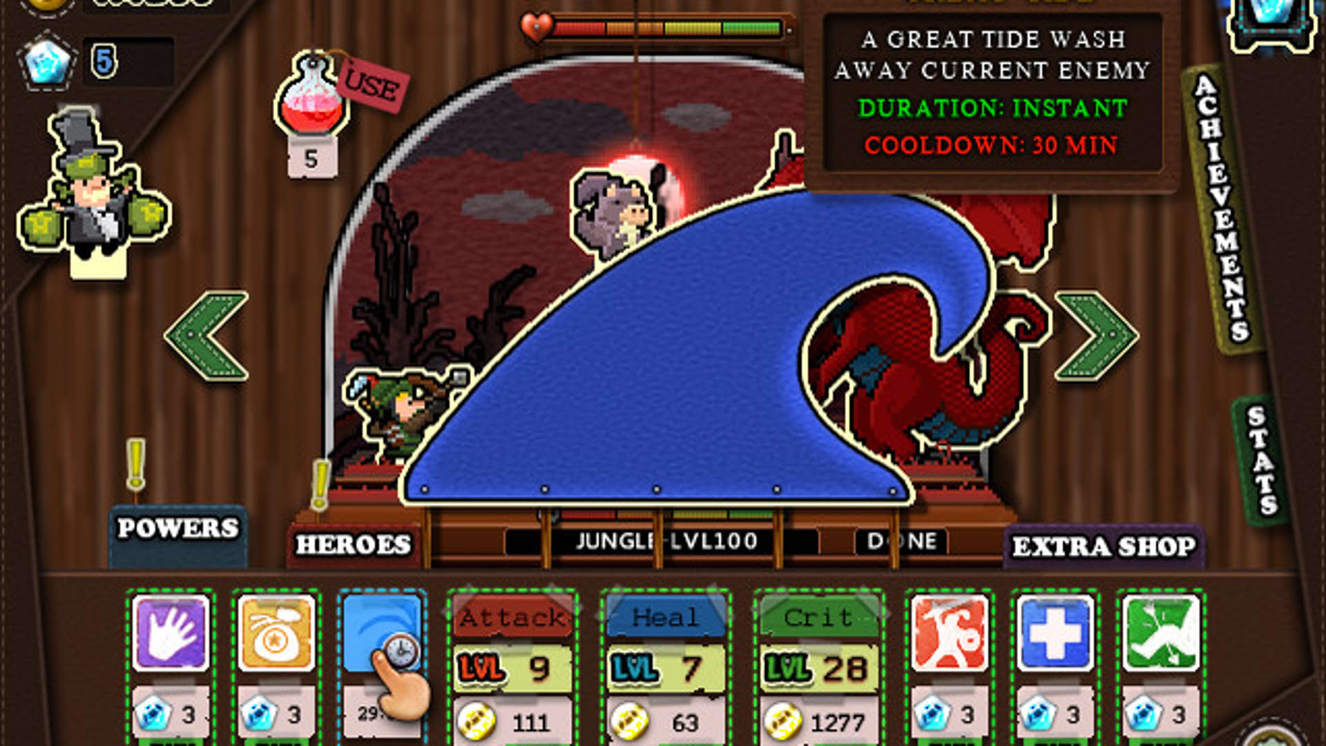 Screenshot for Tap Heroes