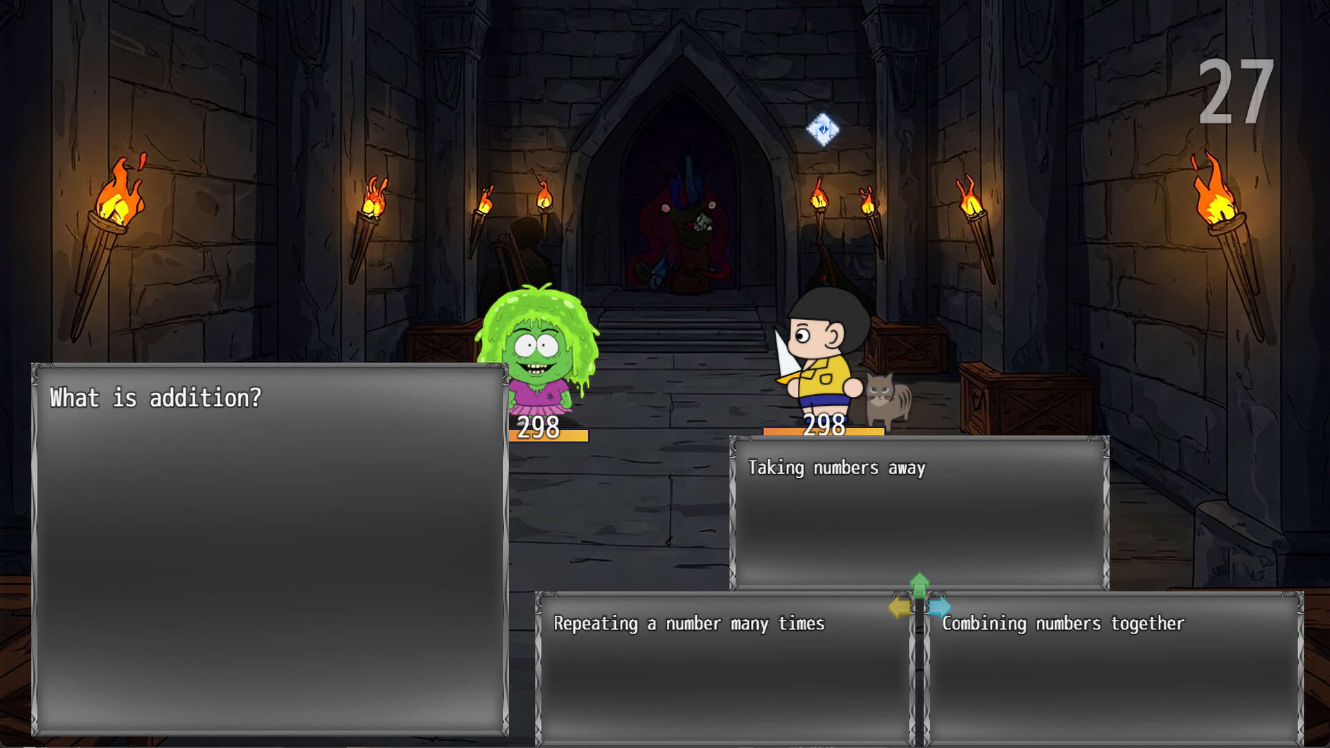 Screenshot for Quiz Kingdom: Elementary Math Kids RPG