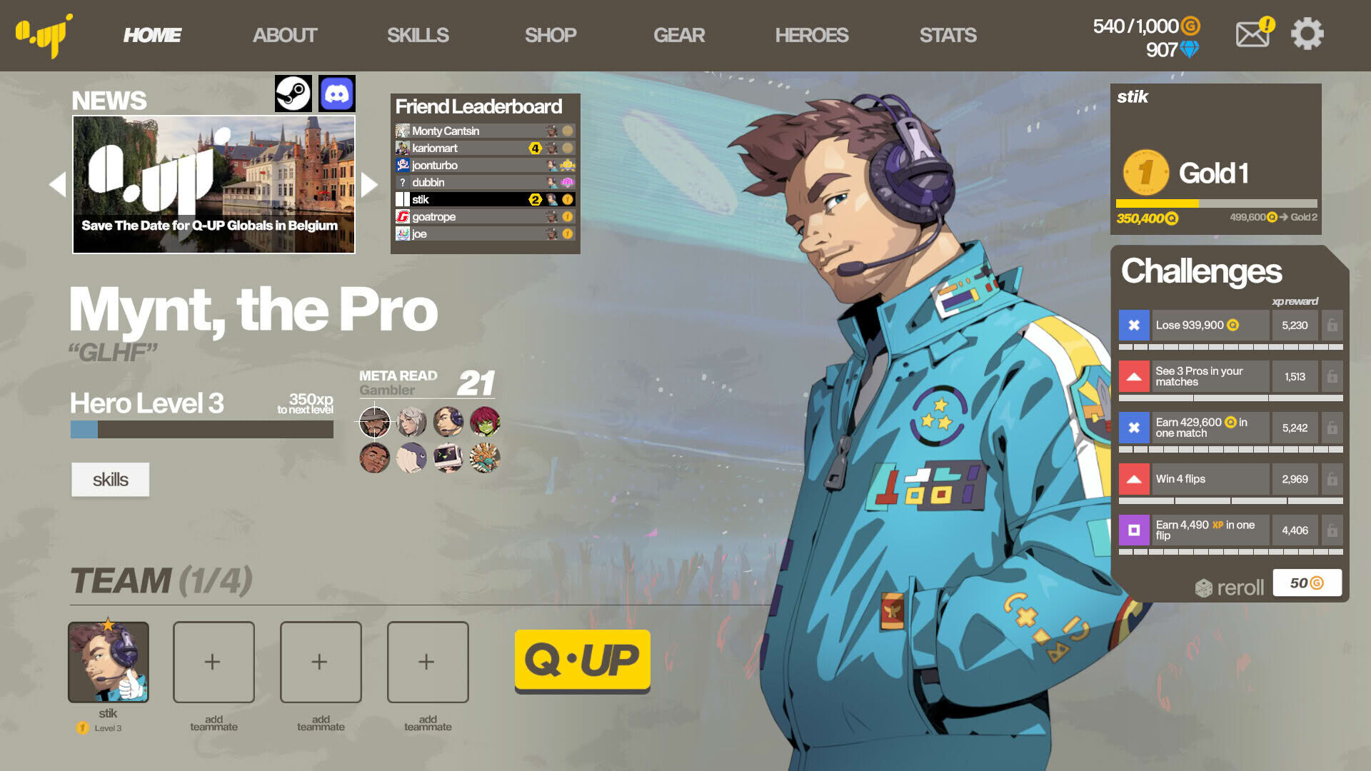 Screenshot for Q-Up