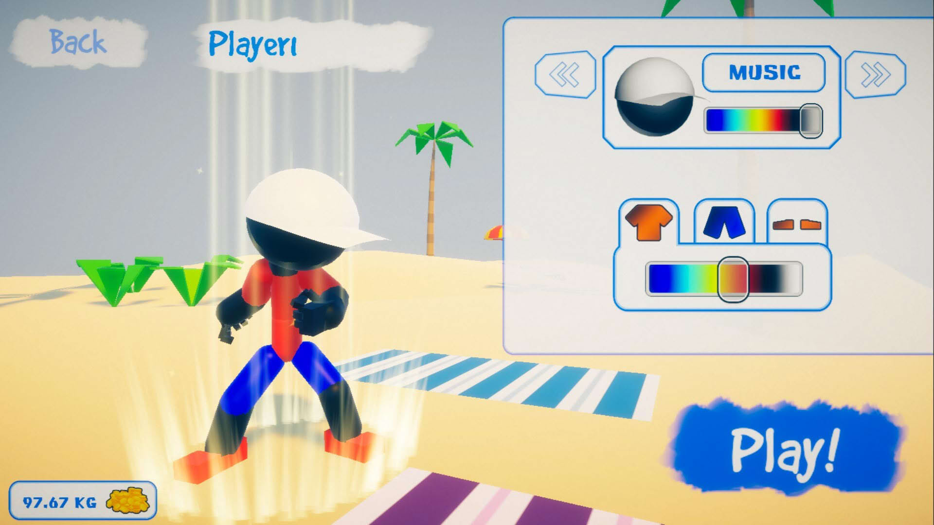 Screenshot for Stickman Beach Volleyball Deluxe