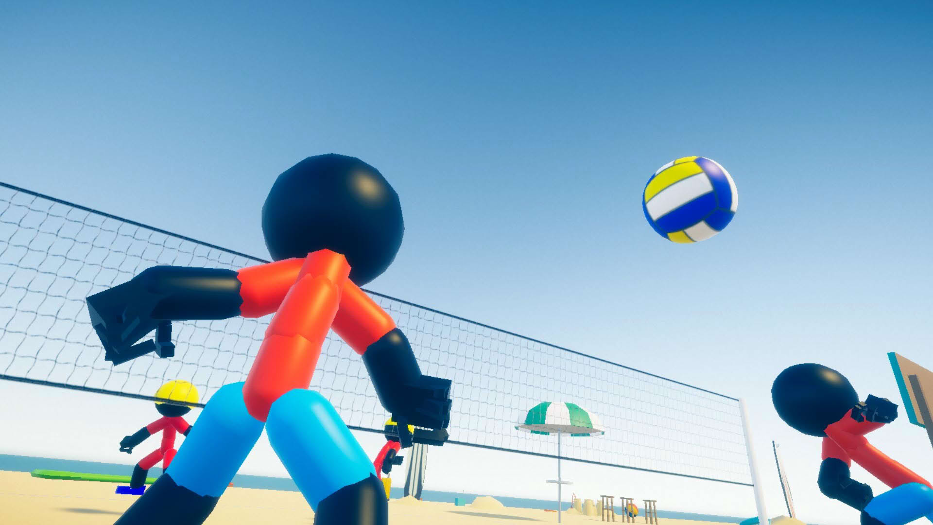 Screenshot for Stickman Beach Volleyball Deluxe