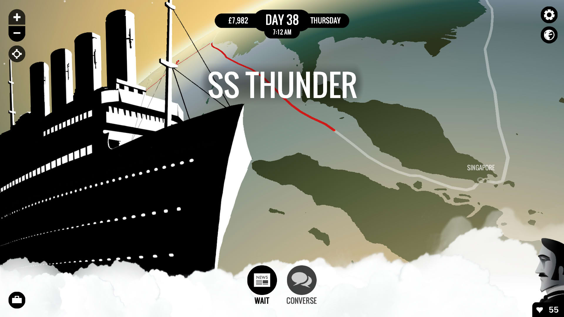 Screenshot for 80 Days