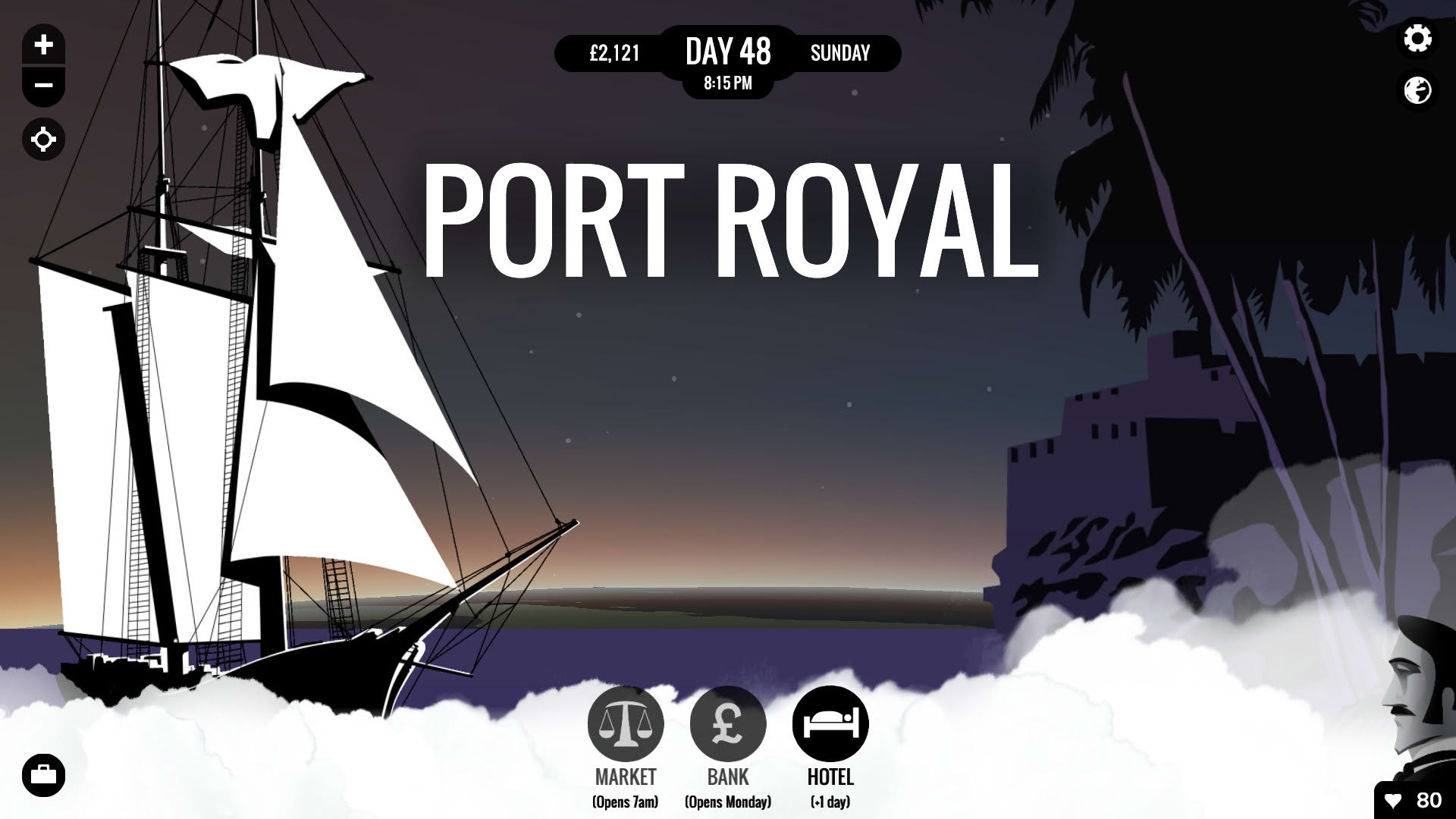 Screenshot for 80 Days