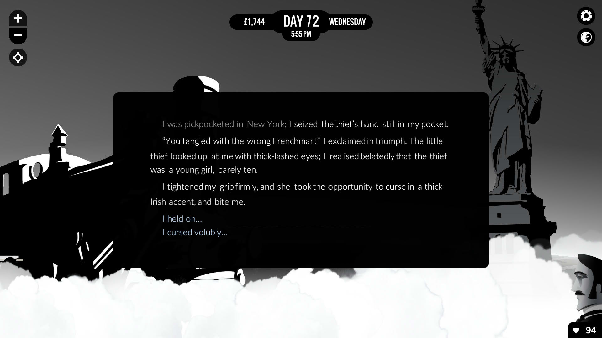 Screenshot for 80 Days