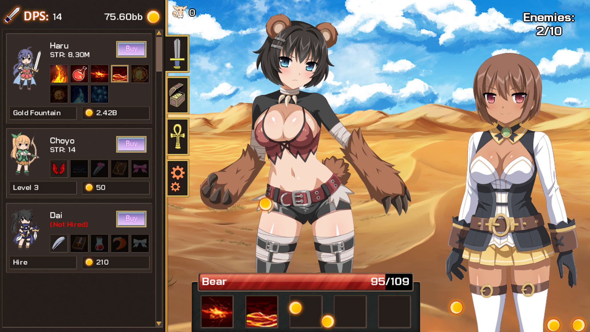 Screenshot for Sakura Clicker