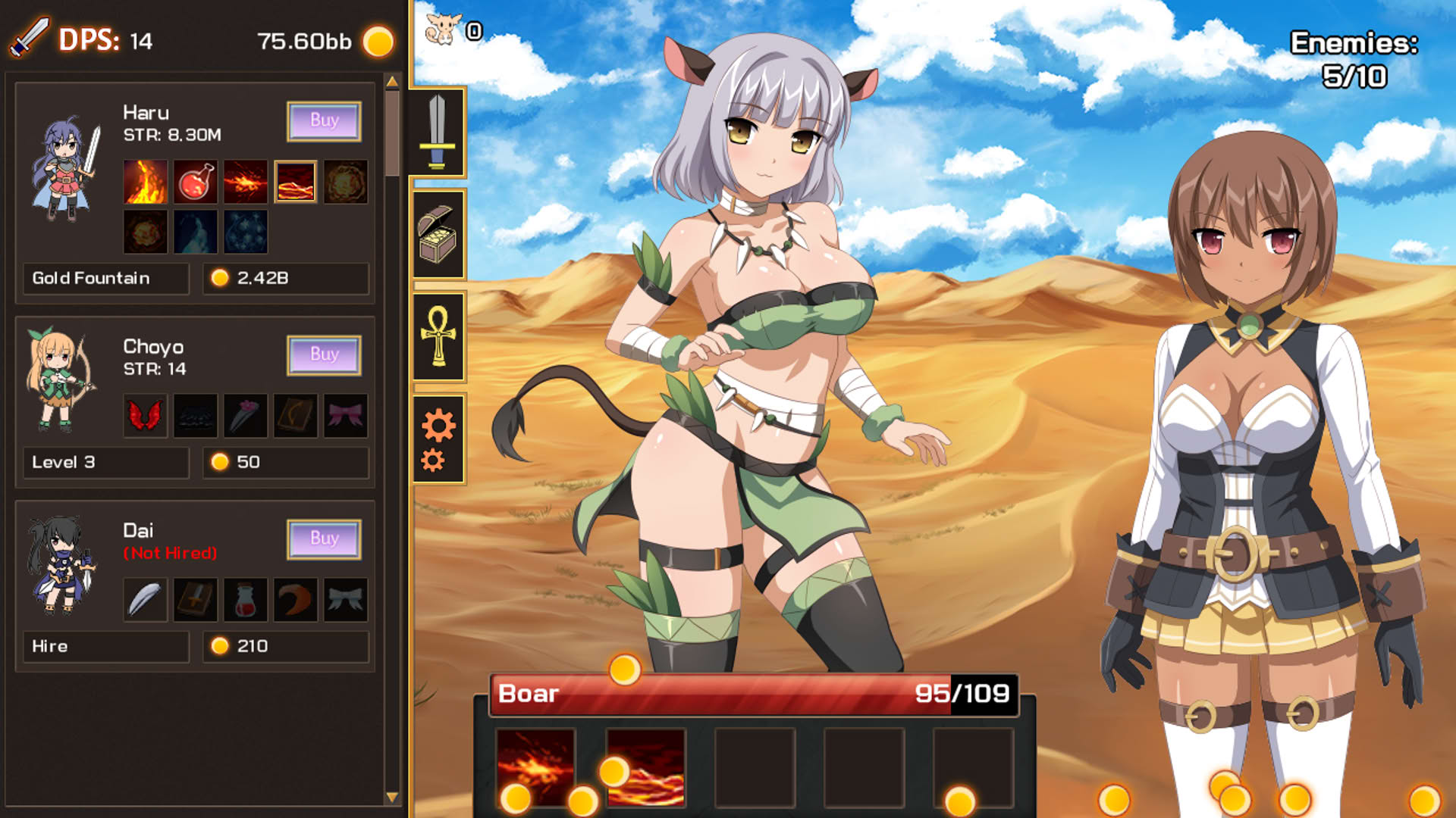 Screenshot for Sakura Clicker