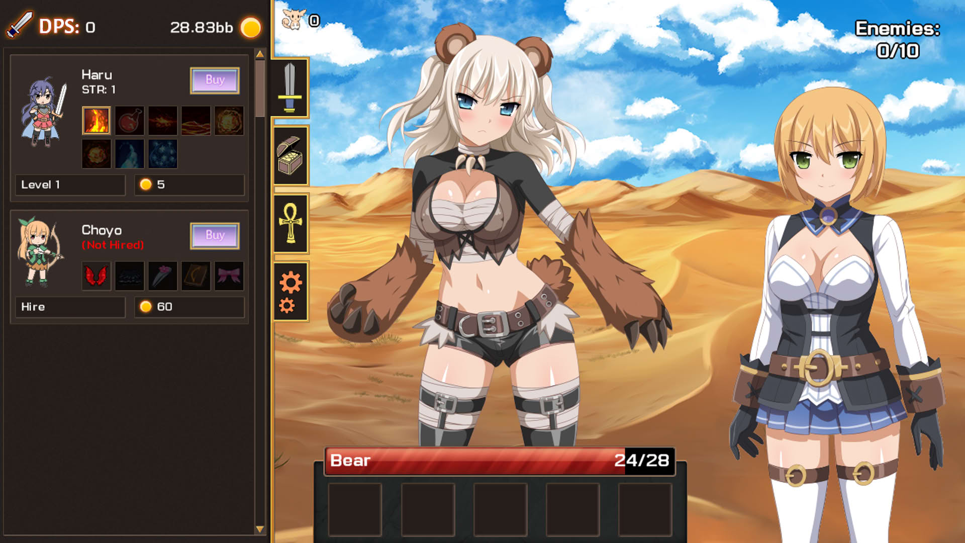 Screenshot for Sakura Clicker
