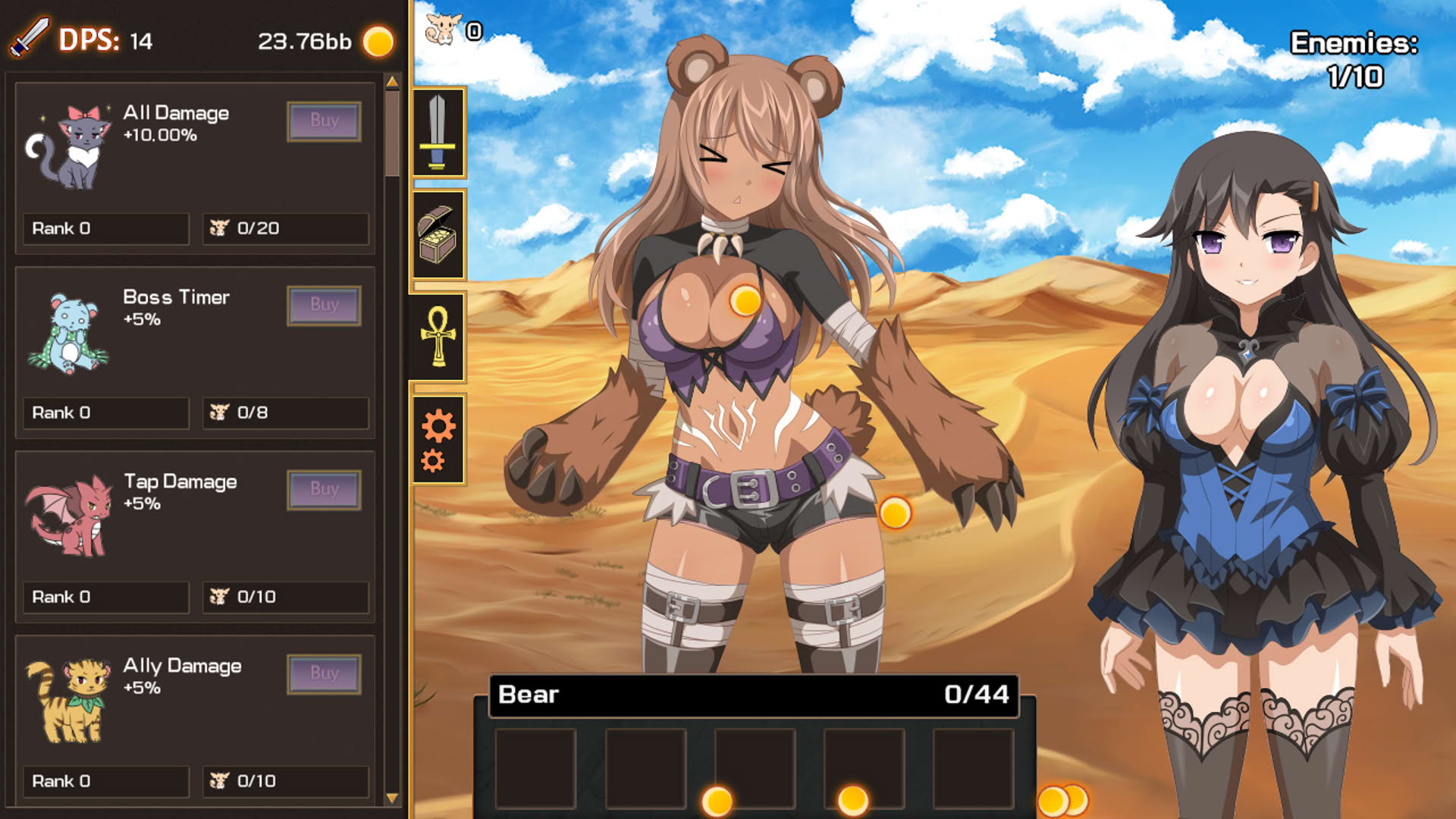 Screenshot for Sakura Clicker