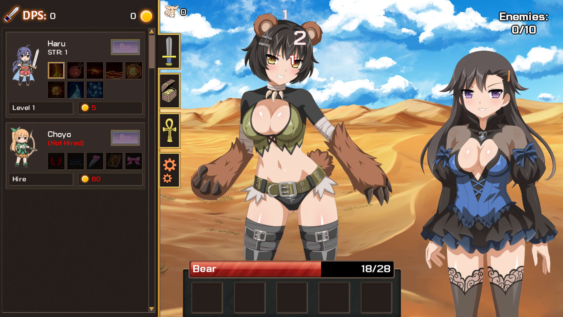 Screenshot for Sakura Clicker