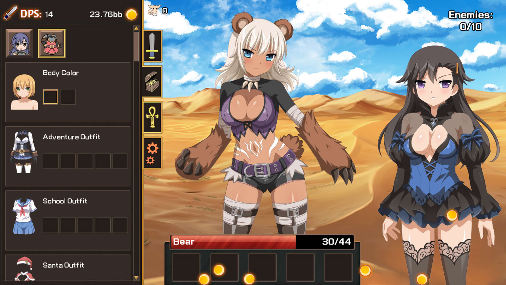 Screenshot for Sakura Clicker