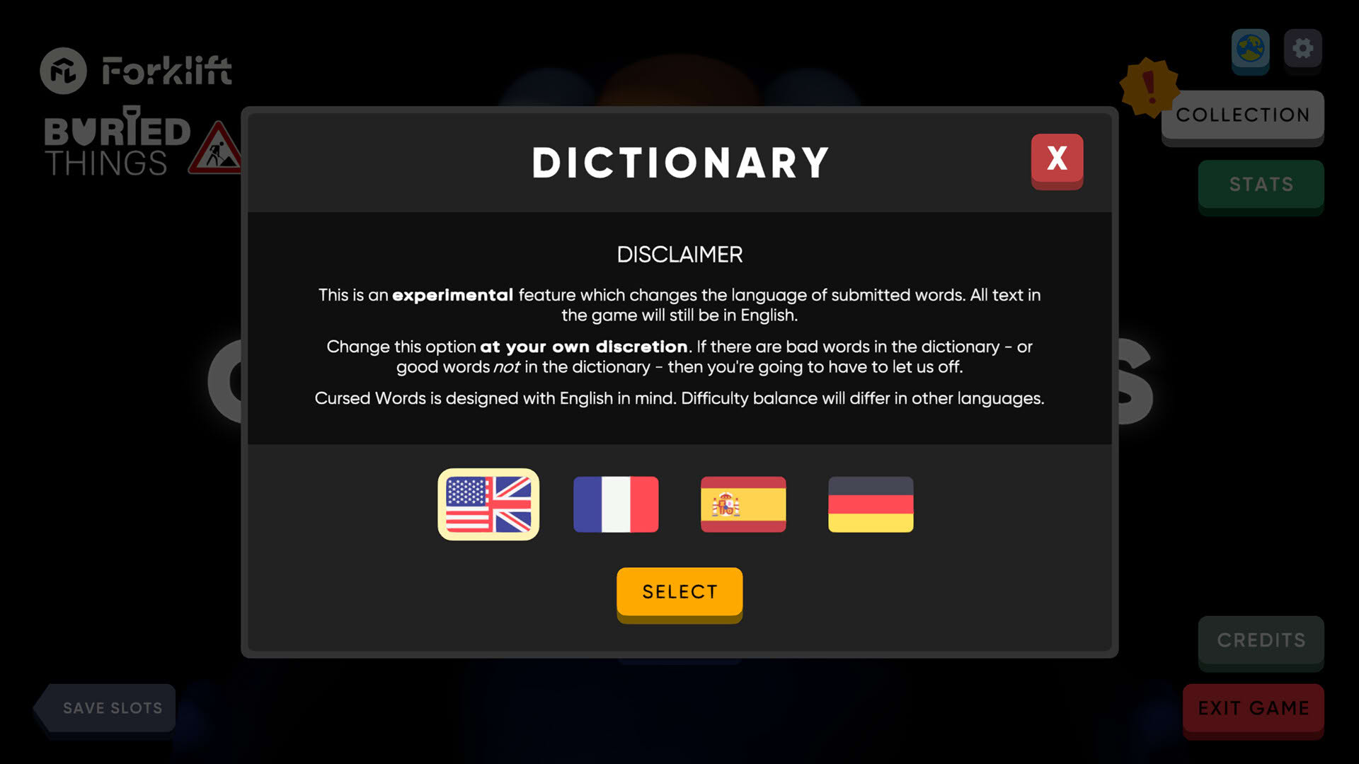 Screenshot for Cursed Words