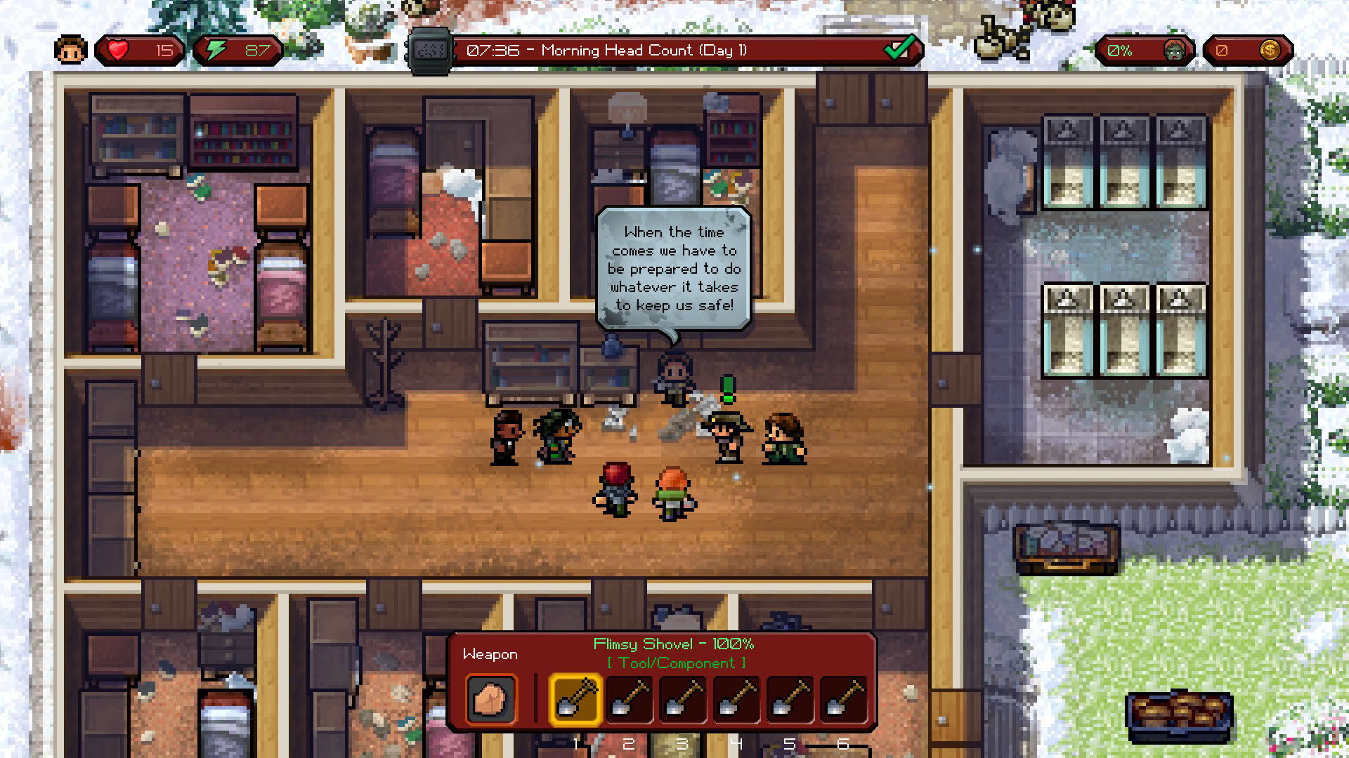 Screenshot for The Escapists: The Walking Dead