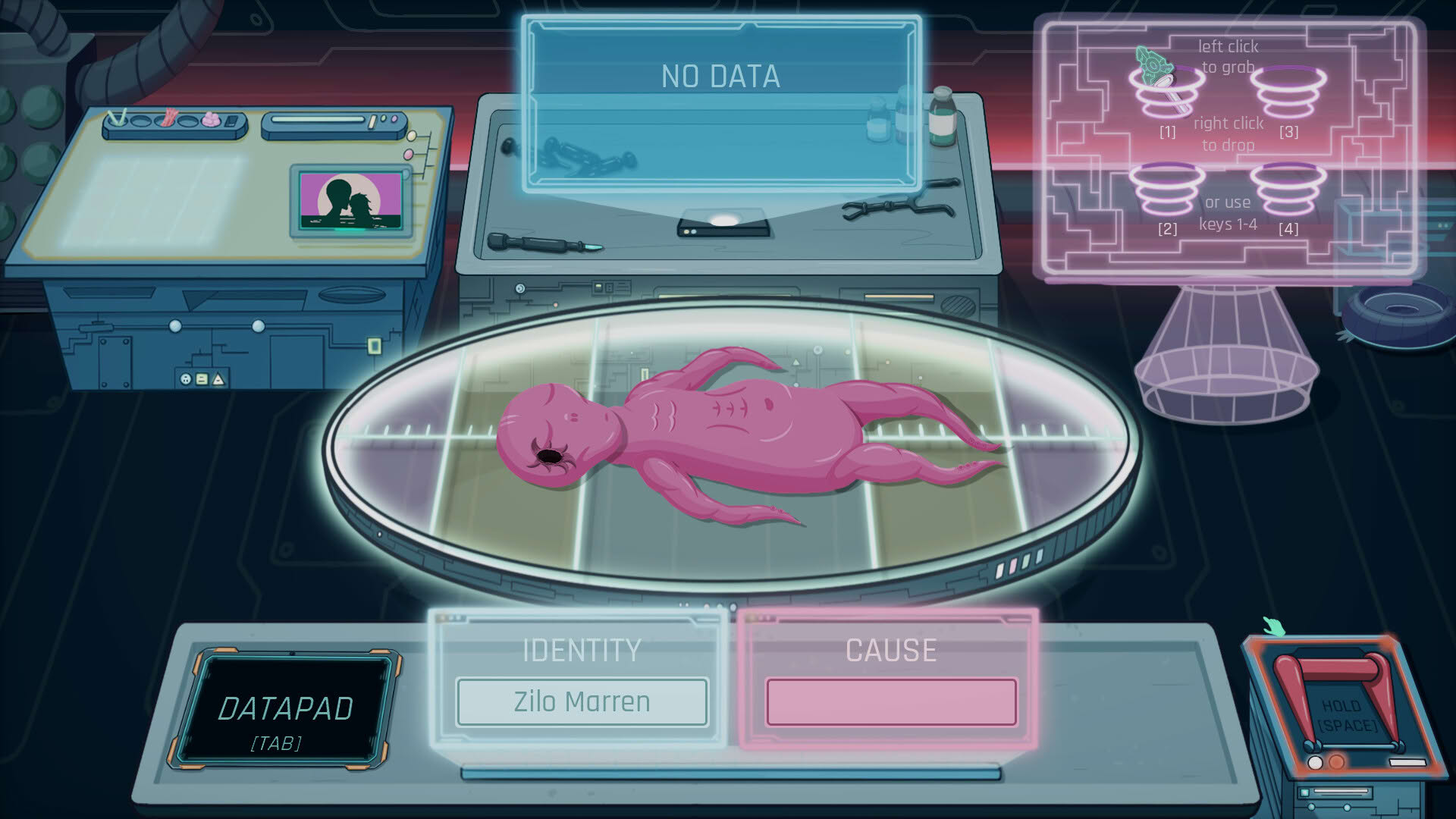 Screenshot for Alien Morgue