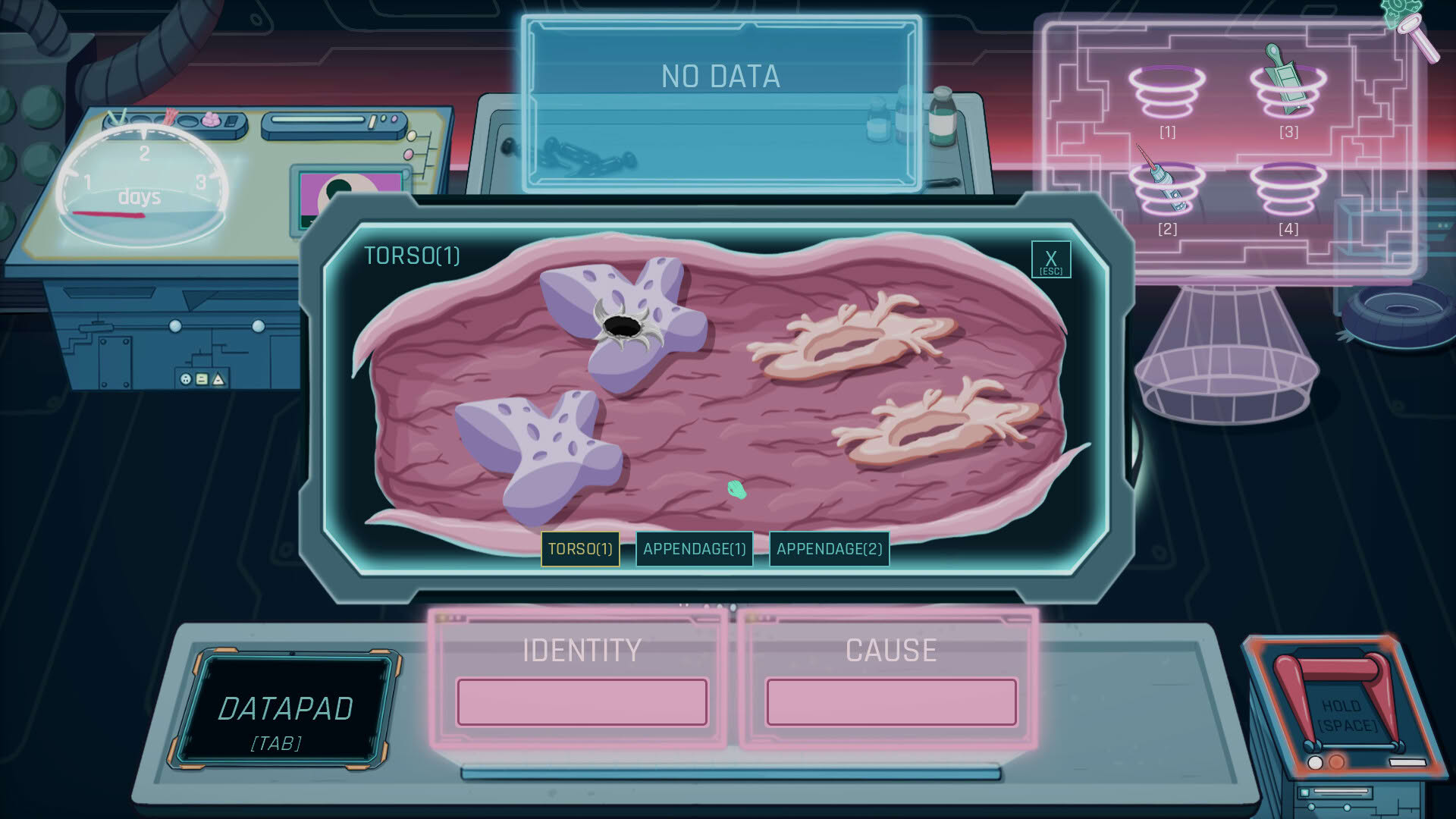 Screenshot for Alien Morgue