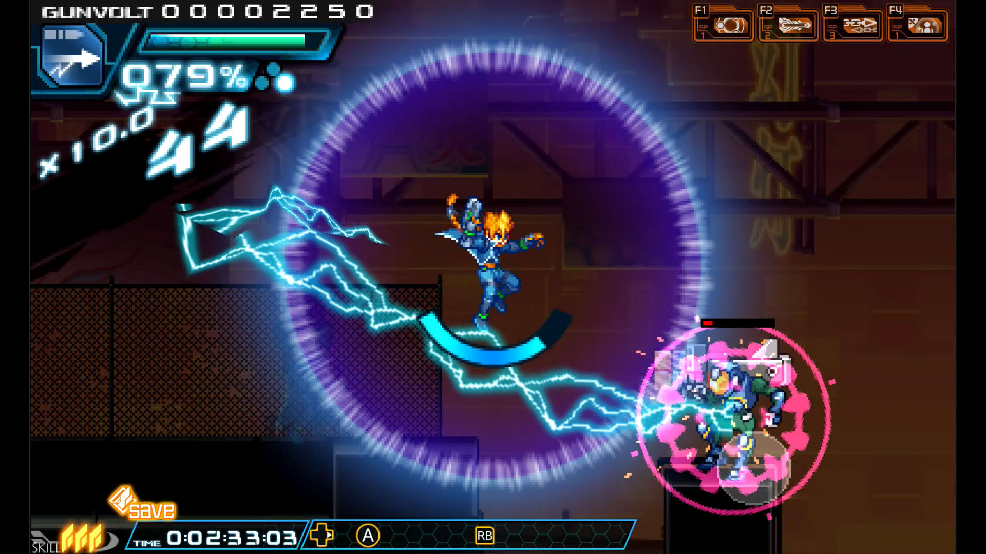 Screenshot for Azure Striker Gunvolt
