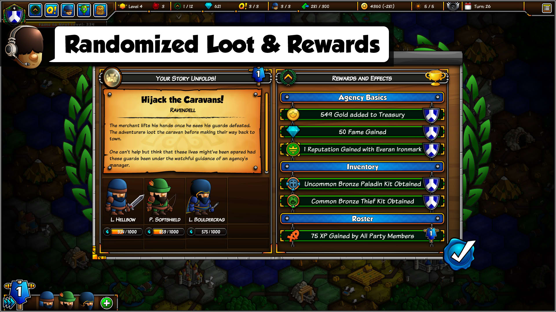 Screenshot for Epic Manager - Create Your Own Adventuring Agency
