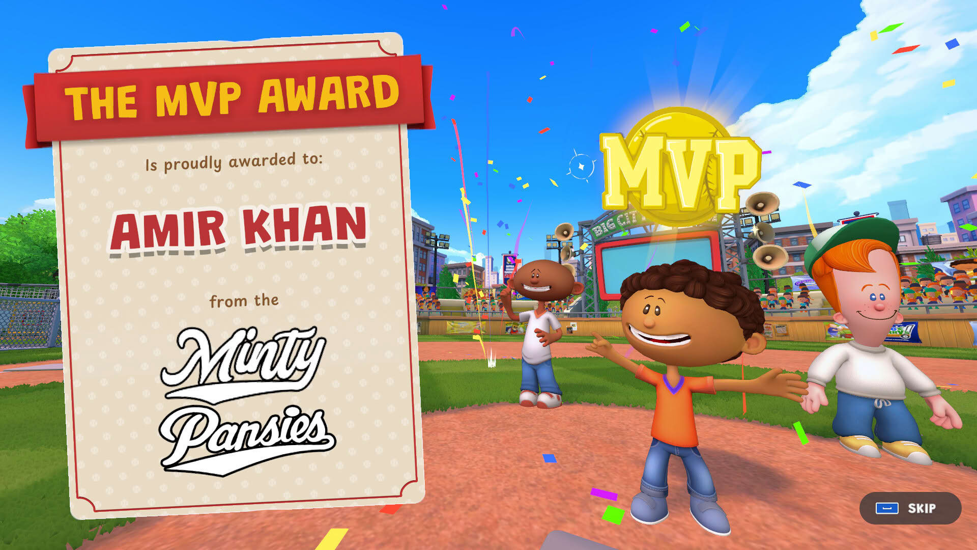 Screenshot for Backyard Baseball
