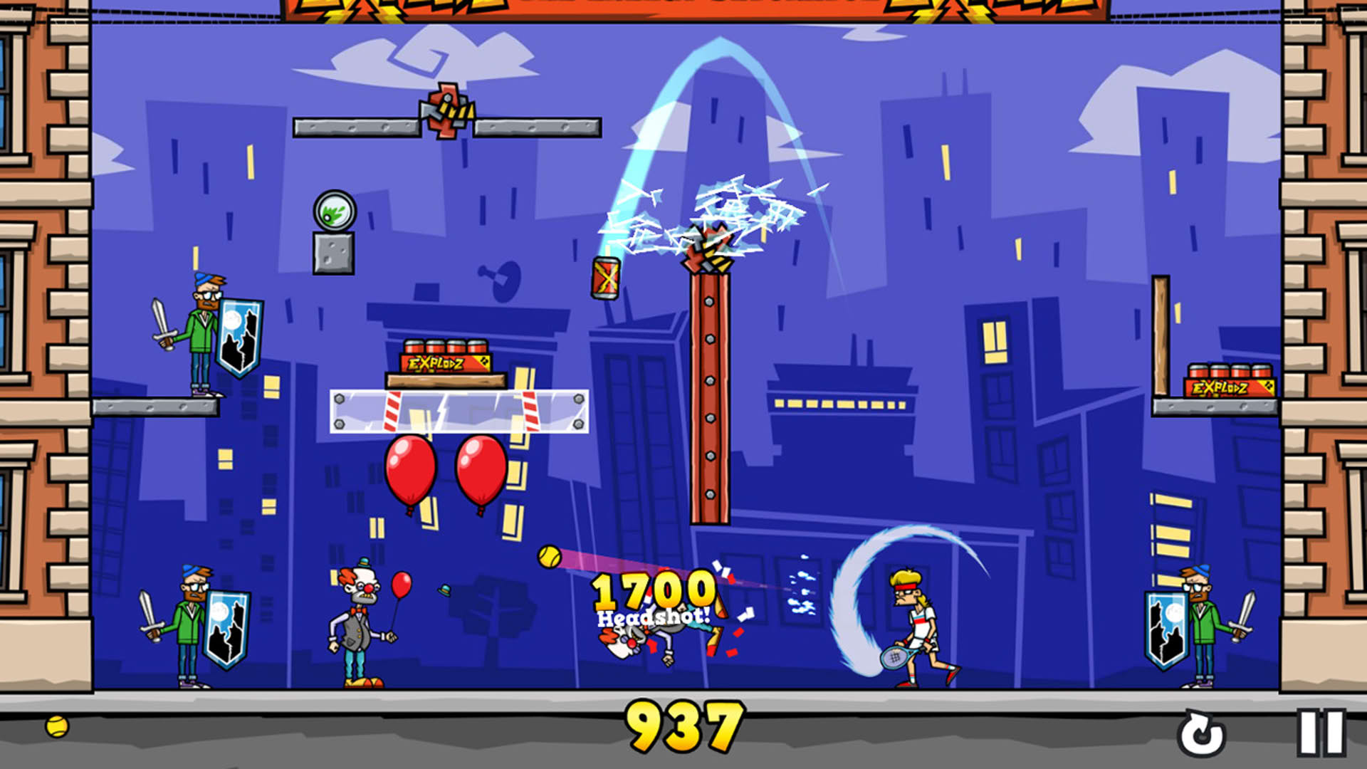 Screenshot for Tennis in the Face