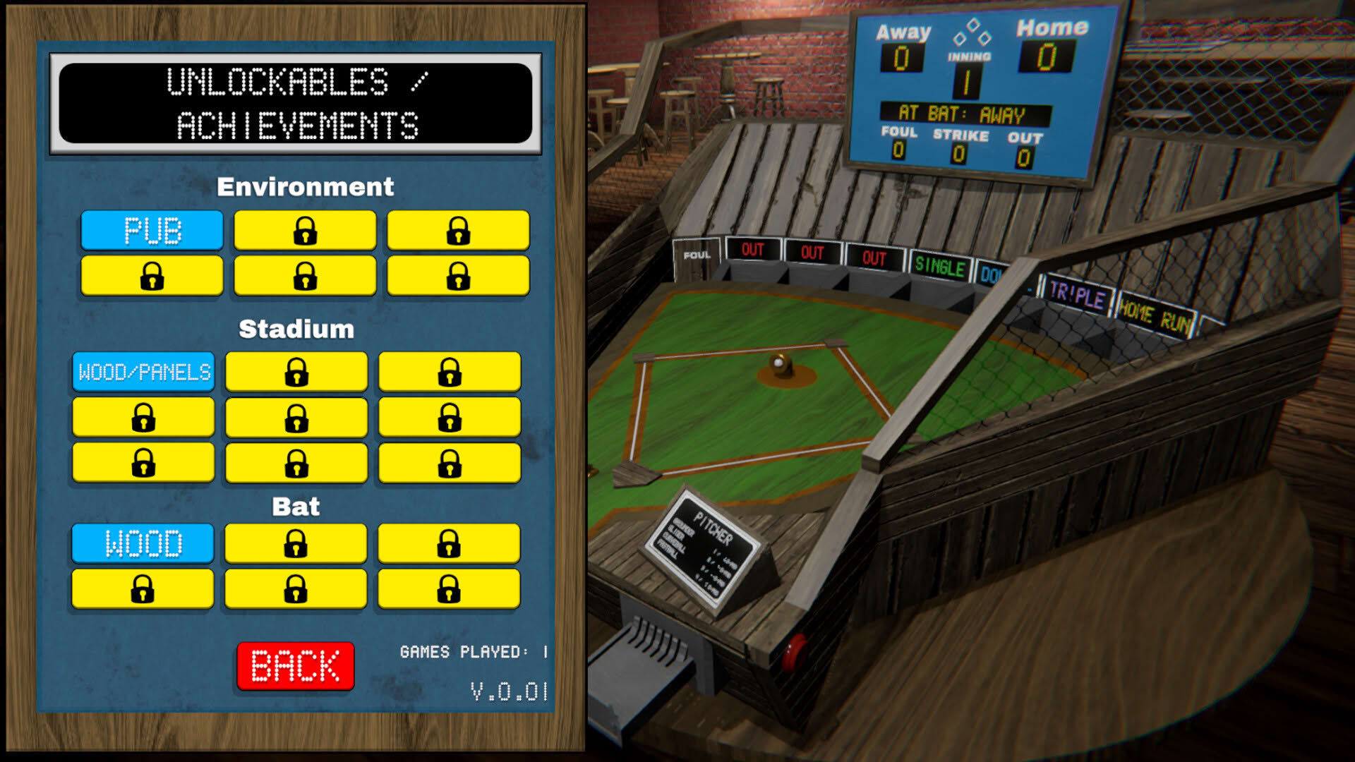 Screenshot for Tabletop Baseball