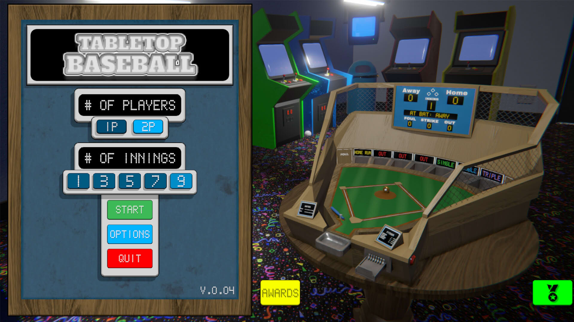 Screenshot for Tabletop Baseball