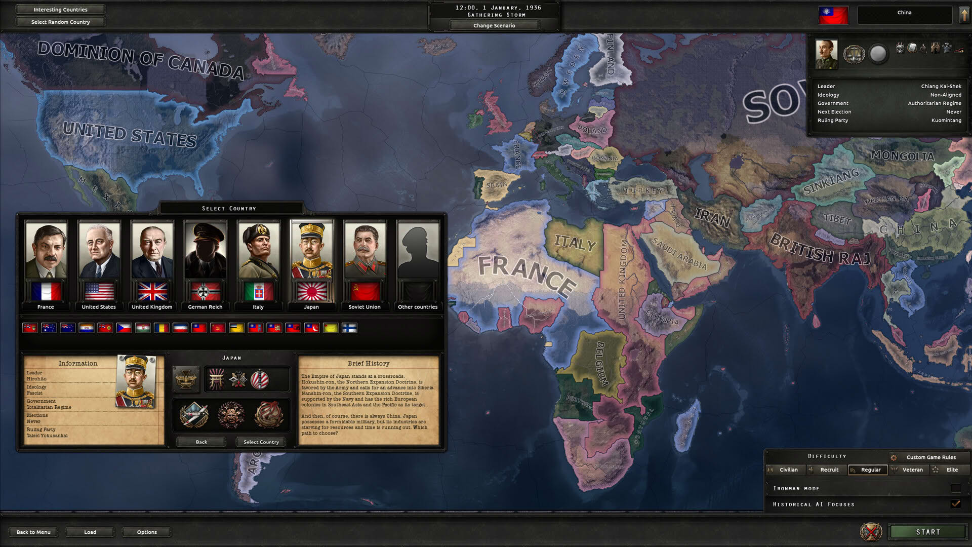 Screenshot for Hearts of Iron IV