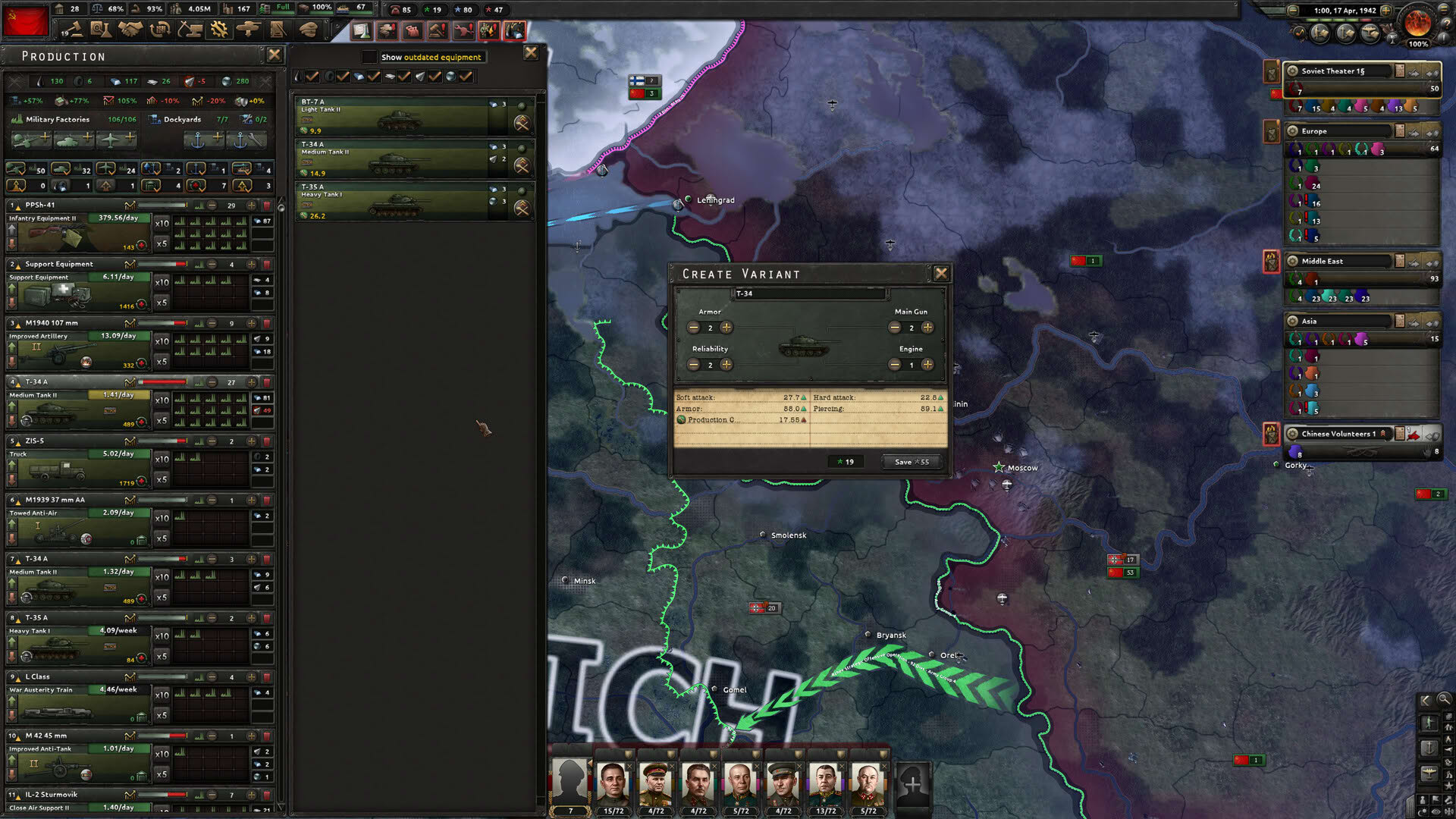 Screenshot for Hearts of Iron IV