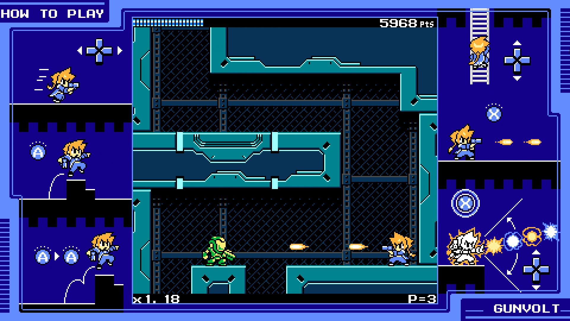 Screenshot for Mighty Gunvolt