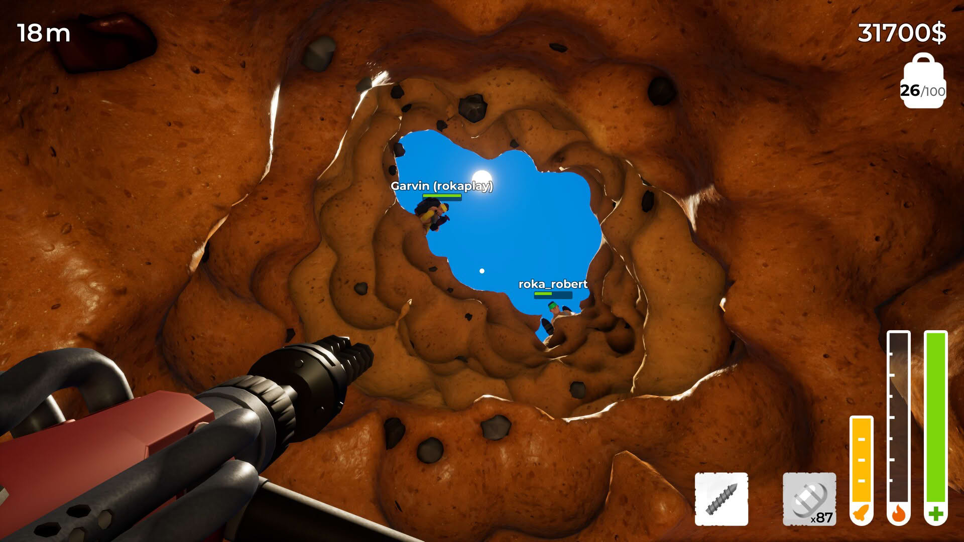 Screenshot for A Game About Digging A Hole Together