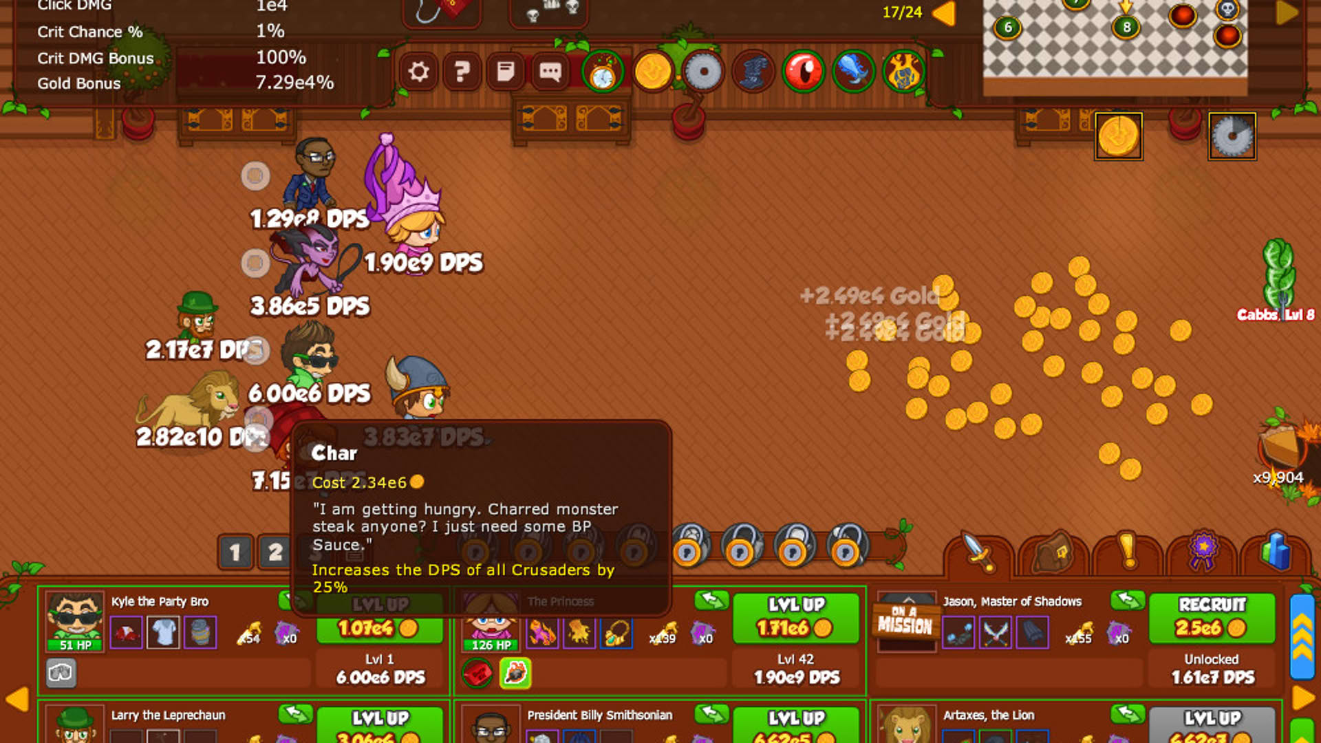 Screenshot for Crusaders of the Lost Idols