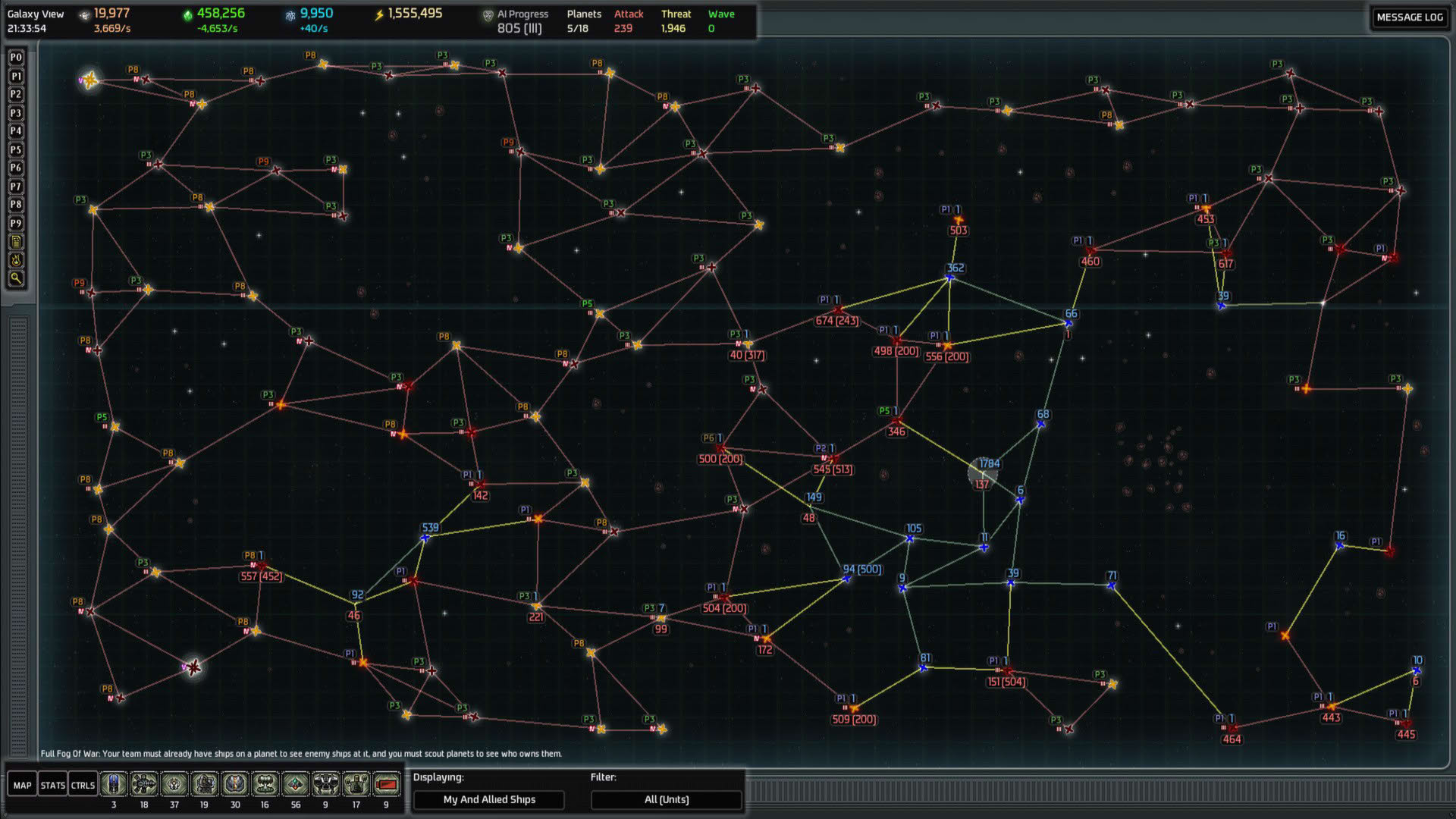 Screenshot for AI War: Fleet Command